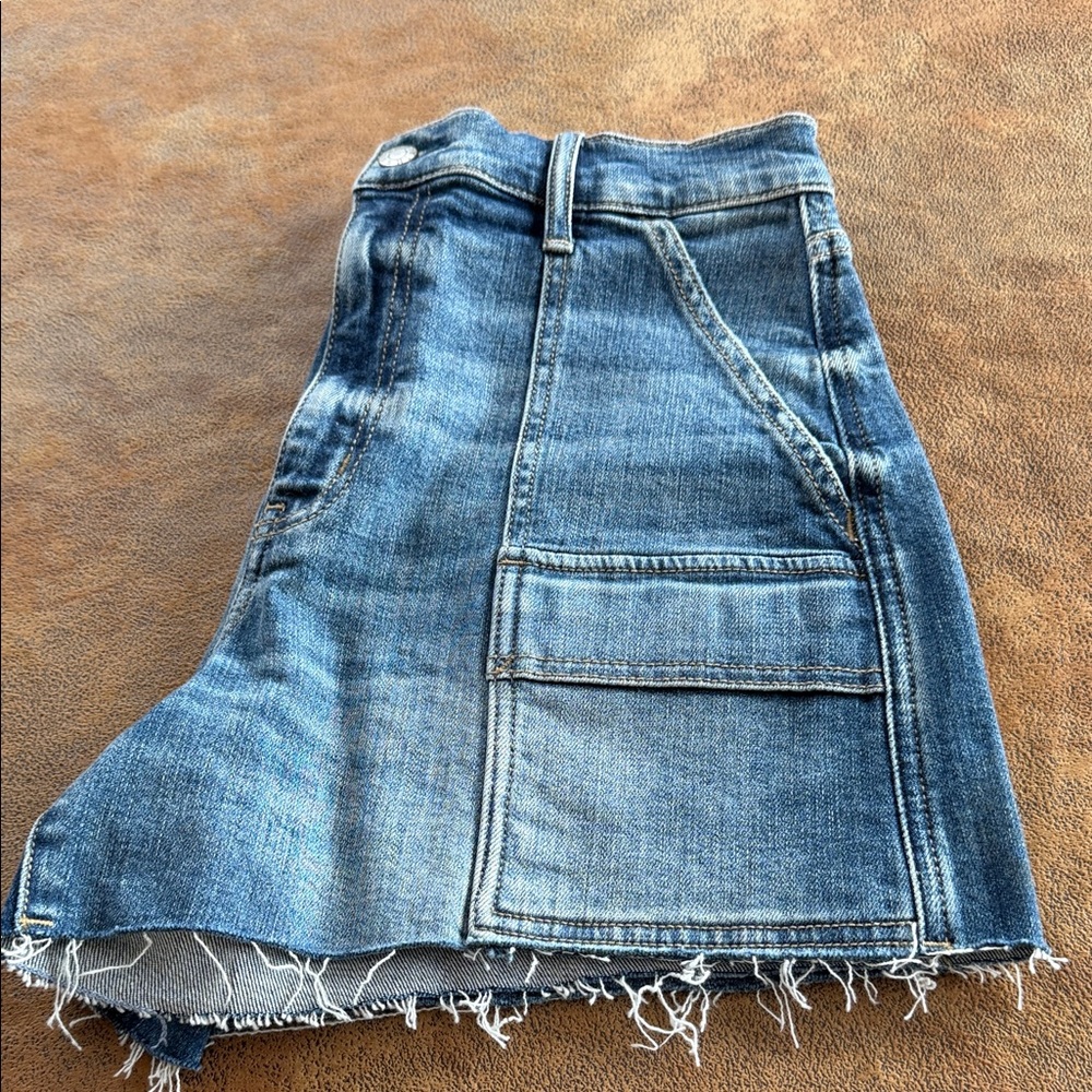 Daze Denim Shorts with Frayed Hem